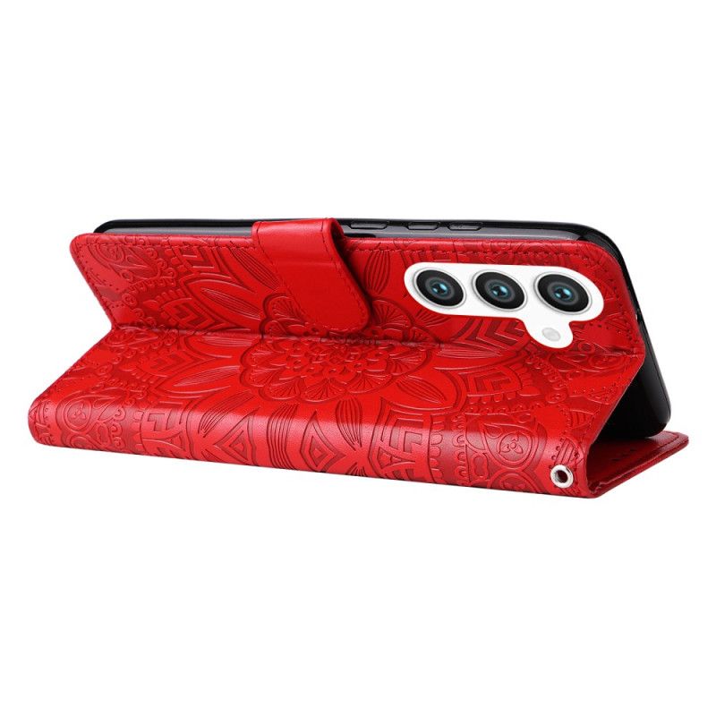 Peněženková Pouzdra Samsung Galaxy S25 5g Řemínek S Mandalou