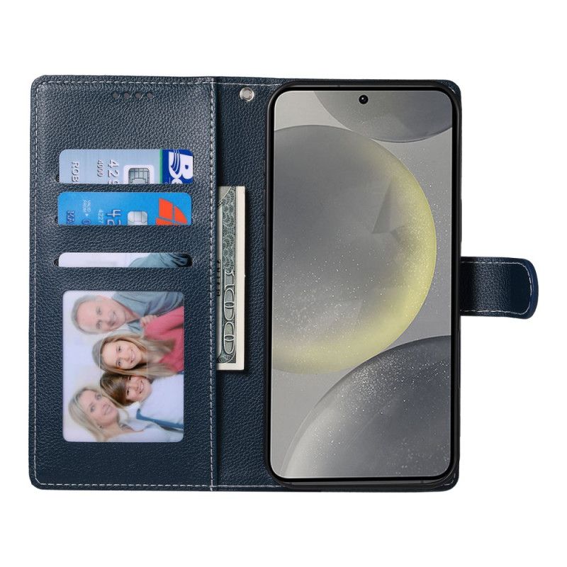 Peněženková Pouzdra Samsung Galaxy S25 Fe Efekt Hladké Kůže