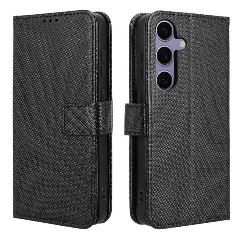 Peněženková Pouzdra Samsung Galaxy S25 Fe Kryty Na Mobil Diamantová Textura