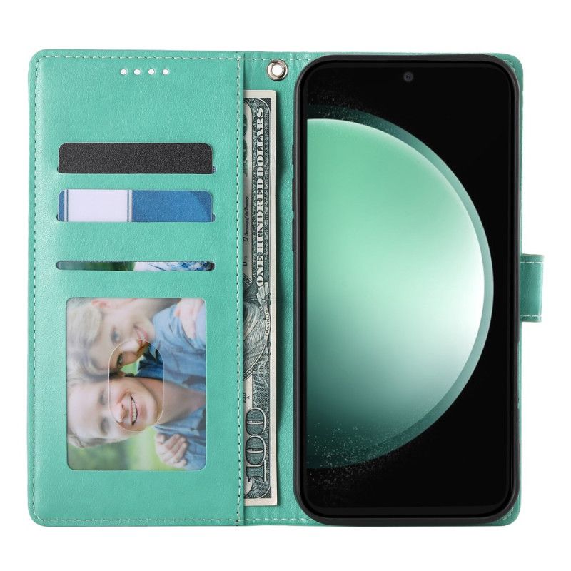 Peněženková Pouzdra Samsung Galaxy S25 Fe Kryty Na Mobil Květinový Vzor