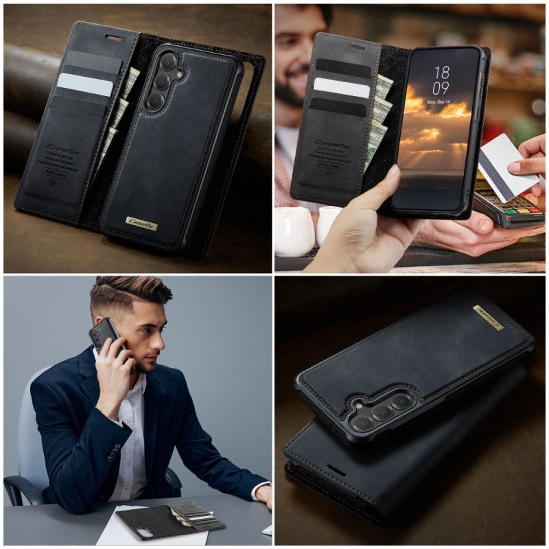 Peněženková Pouzdra Samsung Galaxy S25 Fe Kryty Na Mobil Peněženka S Odnímatelným Pouzdrem Rfid