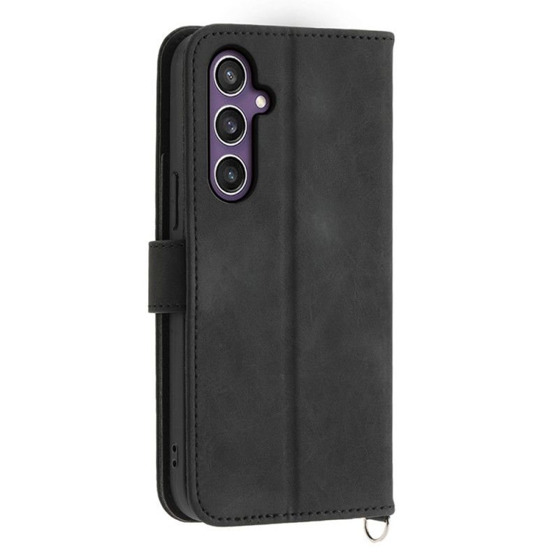 Peněženková Pouzdra Samsung Galaxy S25 Plus 5g Kryty Na Mobil Květinový Vzor A Pásky