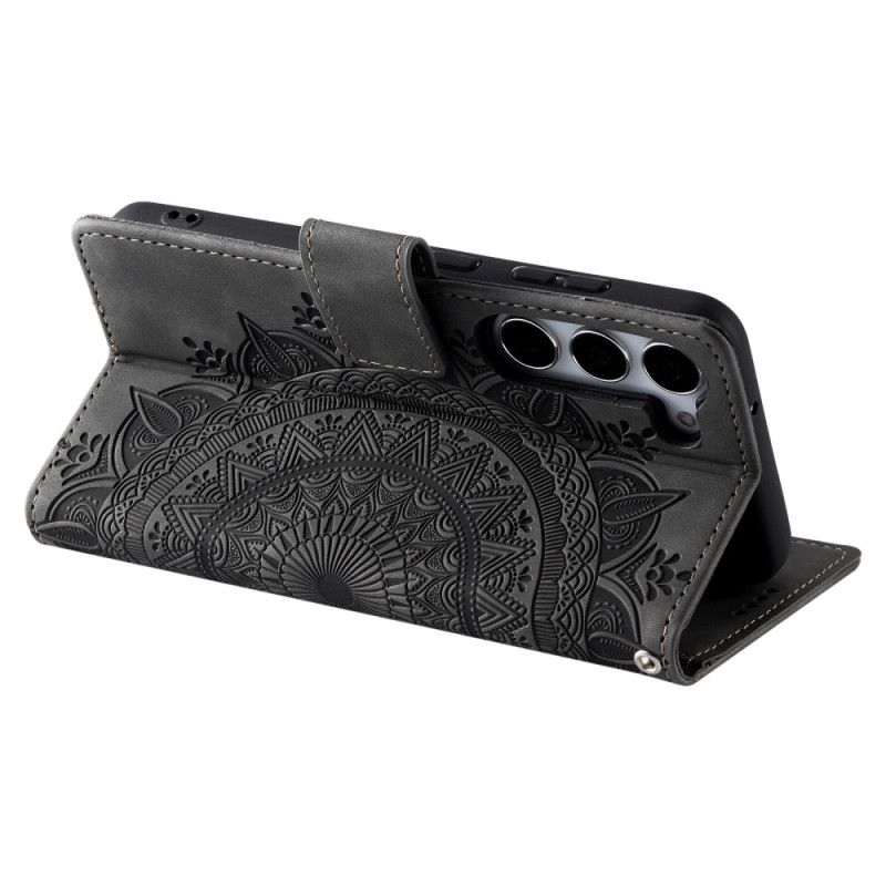 Peněženková Pouzdra Samsung Galaxy S26 Kryty Na Mobil Semišový Efekt Mandaly