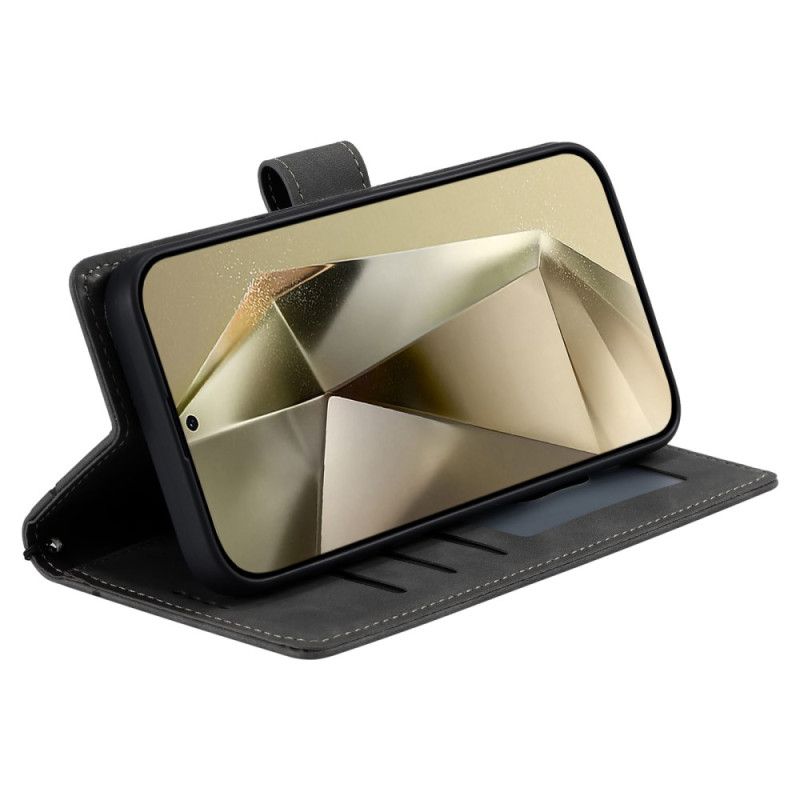 Peněženková Pouzdra Samsung Galaxy S26 Plus Kryty Na Mobil Mandala Semišový Efekt