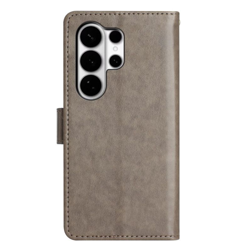 Peněženková Pouzdra Samsung Galaxy S26 Ultra Kryty Na Mobil Motýl A Květiny