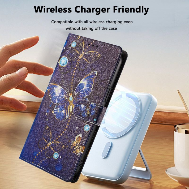 Peněženková Pouzdra Samsung Galaxy S26 Ultra Kryty Na Mobil Vzácní Motýli