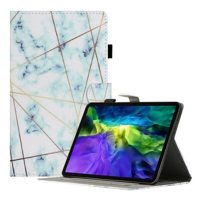 Peněženková Pouzdra Samsung Galaxy Tab A7 Lite Mramor