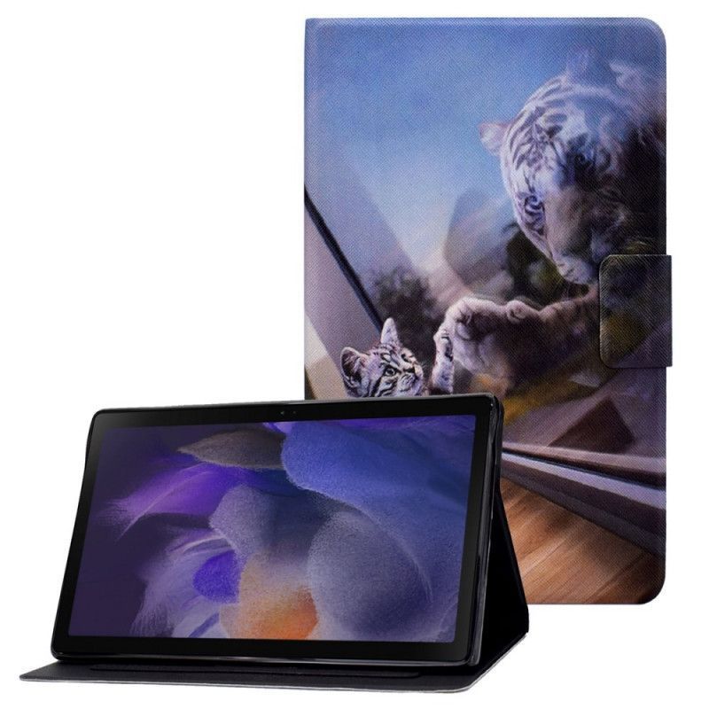 Peněženková Pouzdra Samsung Galaxy Tab A8 (2021) Kotěcí Sen