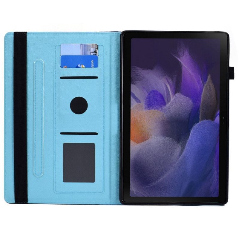 Peněženková Pouzdra Samsung Galaxy Tab A8 (2021) Začarovaní Motýli