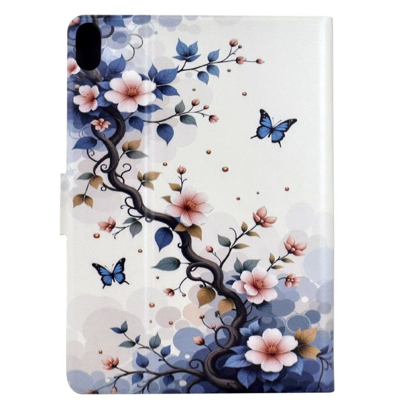 Peněženková Pouzdra Samsung Galaxy Tab S11 Kryty Na Mobil Květiny A Motýli