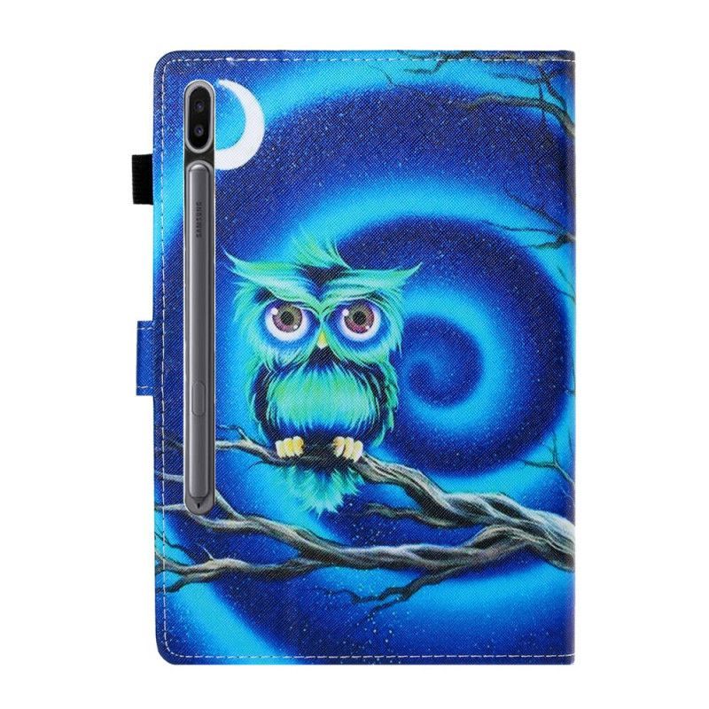 Peněženková Pouzdra Samsung Galaxy Tab S7 Legrační Sova