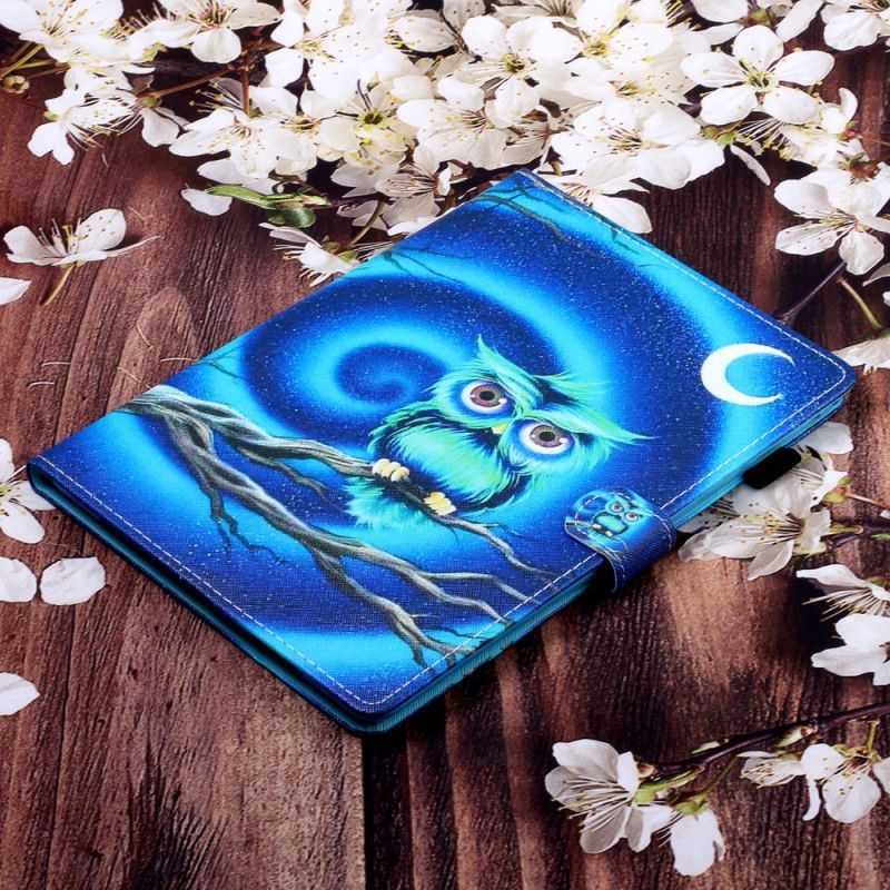 Peněženková Pouzdra Samsung Galaxy Tab S7 Legrační Sova