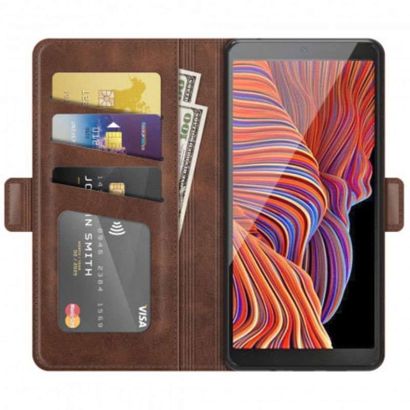 Peněženková Pouzdra Samsung Galaxy Xcover 5 Designérská Umělá Kůže
