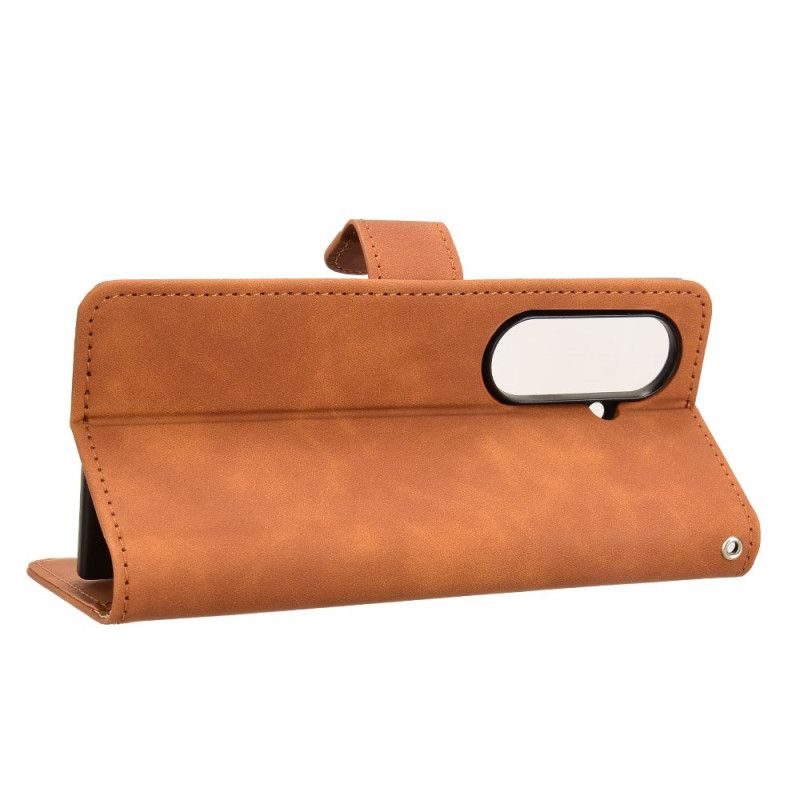 Peněženková Pouzdra Samsung Galaxy Z Fold 7 Kryty Na Mobil Semišový Efekt