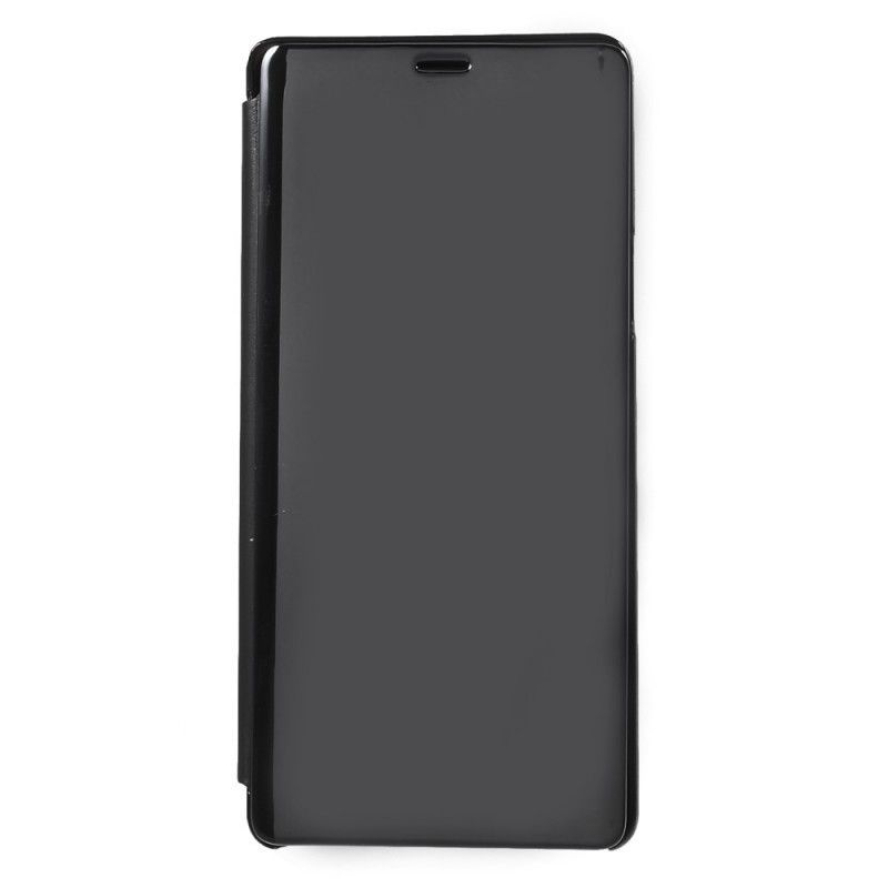 Pohledový Kryt Kryt Samsung Galaxy Note 9 Zrcadlo A Kožený Efekt