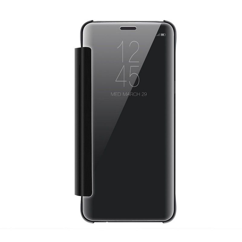 Pohledový Kryt Kryt Samsung Galaxy S9 Zrcadlo A Kožený Efekt