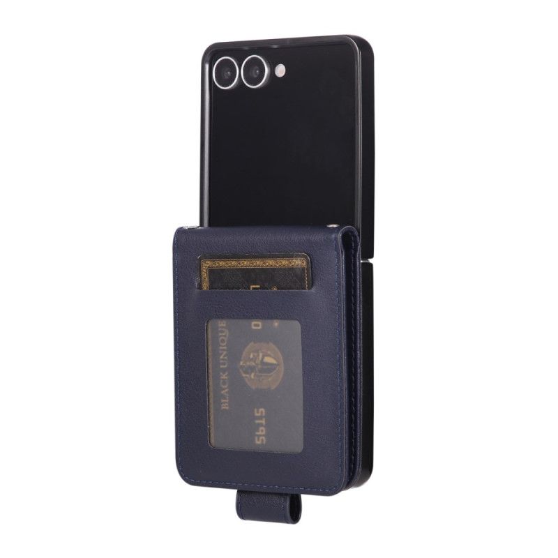 Pouzdro Na Samsung Galaxy Z Flip 7 Pouzdro Na Karty Z Umělé Kůže