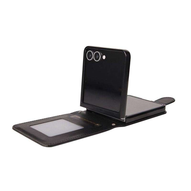 Pouzdro Na Samsung Galaxy Z Flip 7 Pouzdro Na Karty Z Umělé Kůže