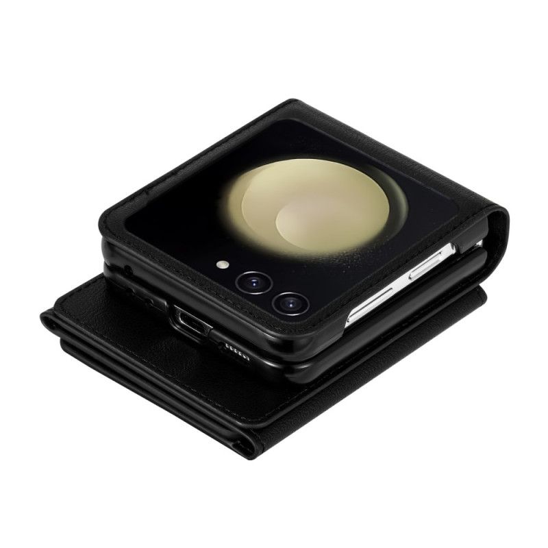 Pouzdro Na Samsung Galaxy Z Flip 7 Peněženka S Rfid A Ramenní Popruh