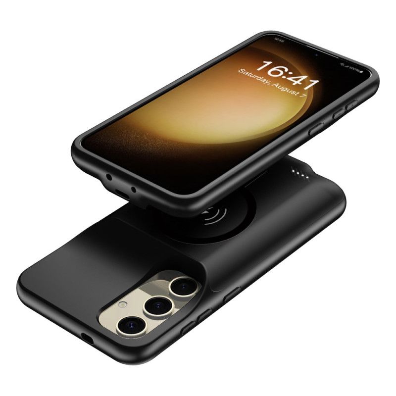 Pouzdro S Baterií 10 000 Mah Pro Samsung Galaxy S25. Externí Nabíječka S Magnetickým Uchycením