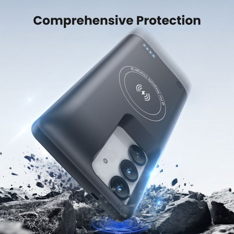 Pouzdro S Baterií 10 000 Mah Pro Samsung Galaxy S25 Plus / S24 Plus S Nabíječkou A Magnetickým Uchycením