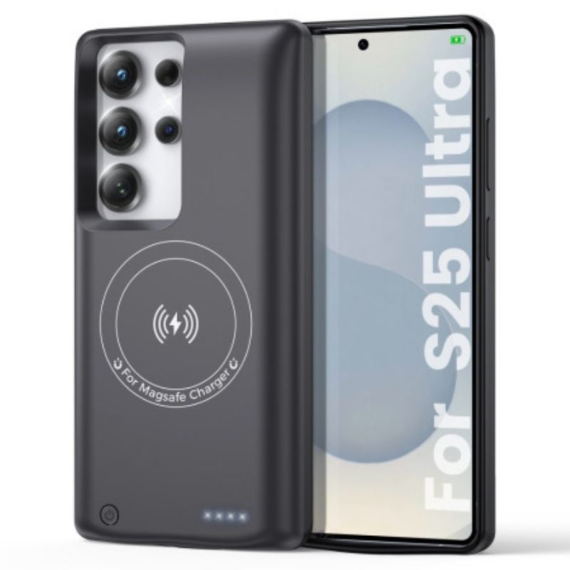 Pouzdro S Baterií 10 000mah Pro Nabíječku Samsung Galaxy S25 Ultra S Magnetickým Uchycením
