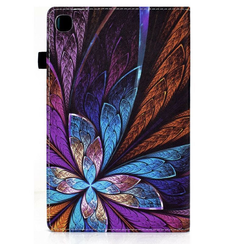 Pouzdro Samsung Galaxy Tab A7 Lite Abstraktní Květina