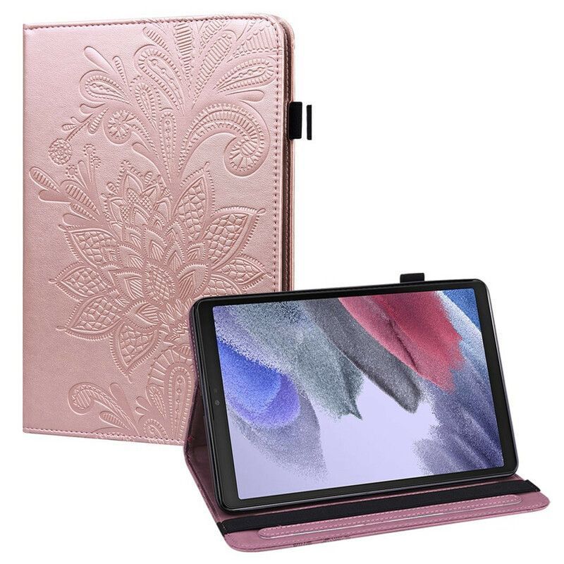 Pouzdro Samsung Galaxy Tab A7 Lite Květinová Mandala
