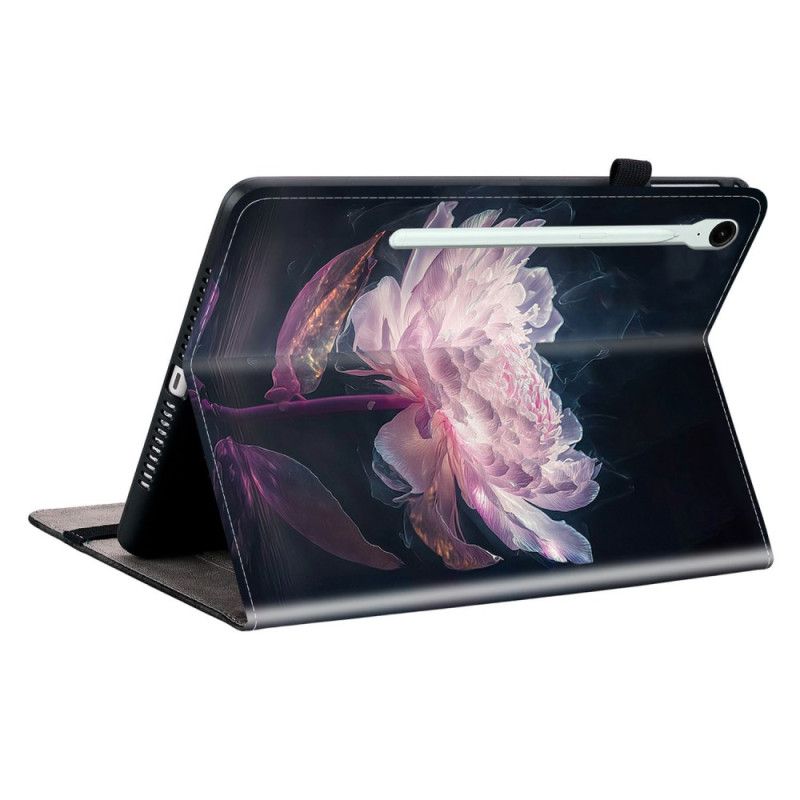 Pouzdro Samsung Galaxy Tab S10 Fe Plus Růžová Pivoňka