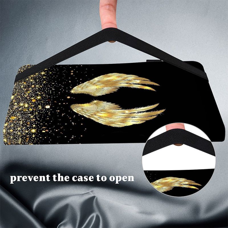 Pouzdro Samsung Galaxy Tab S10 Plus Zlatá Křídla