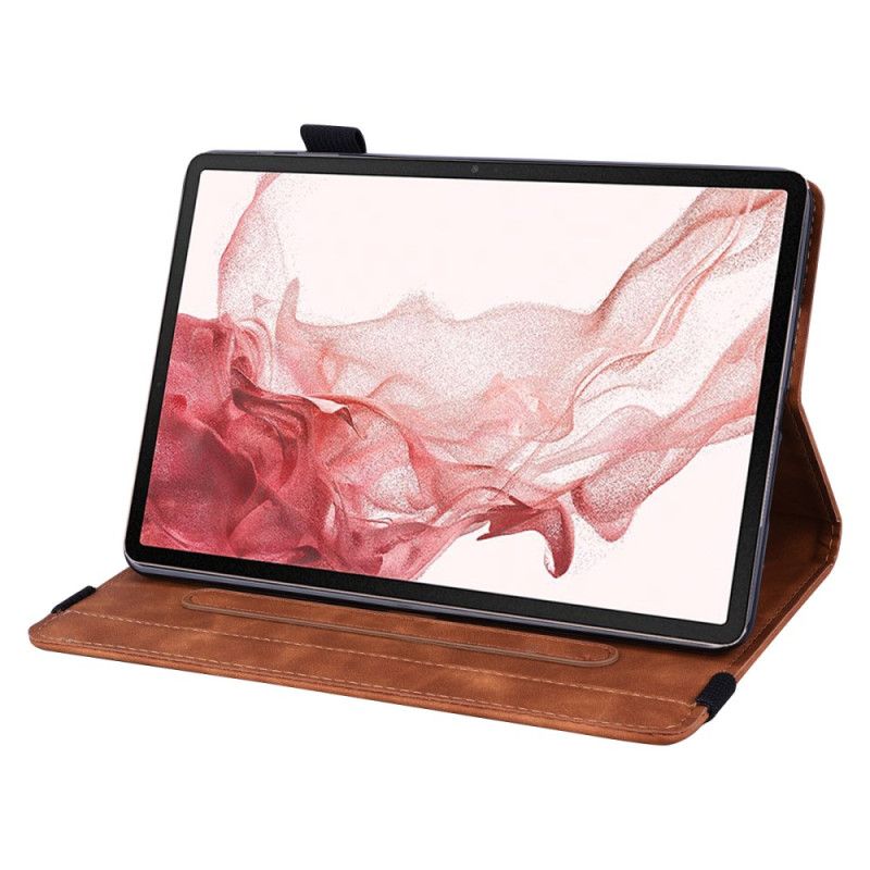 Pouzdro Samsung Galaxy Tab S9 Fe Plus Květinový Vzor