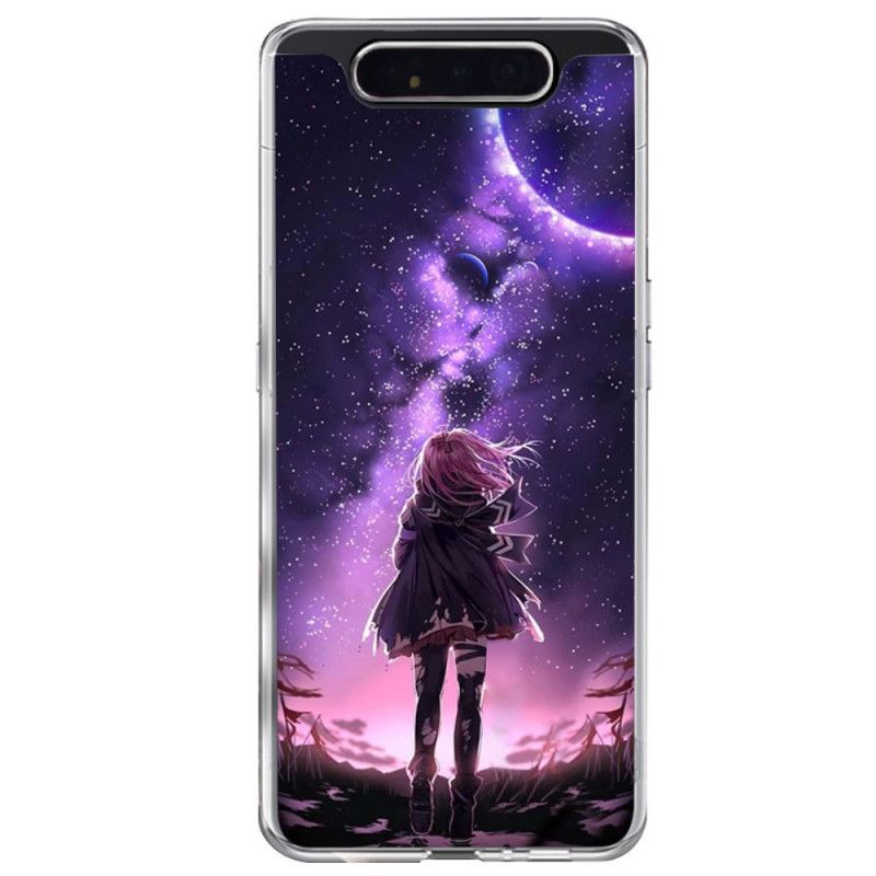 Samsung Galaxie A90/a80 Magické Pouzdro V Úplňku