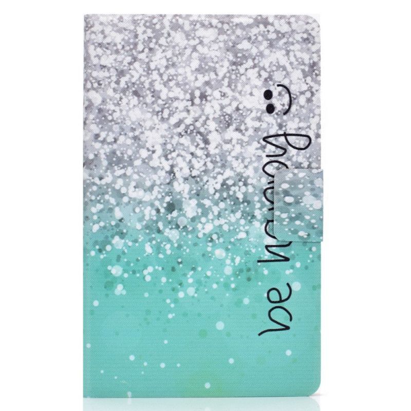 Samsung Galaxy Tab A 8.0 (2019) Be Happy Glitter Cover