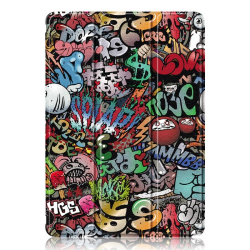 Samsung Galaxy Tab S10 Plus Průhledná Zadní Strana S Graffiti