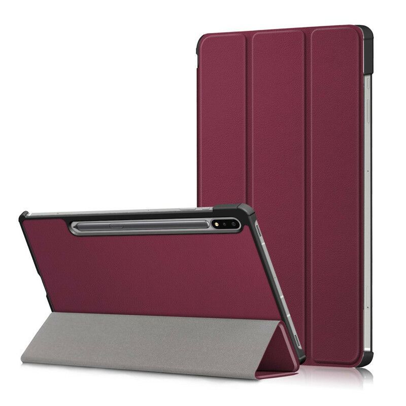 Vyztužené Chytré Pouzdro Kryt Samsung Galaxy Tab S7 Fe Tri Fold