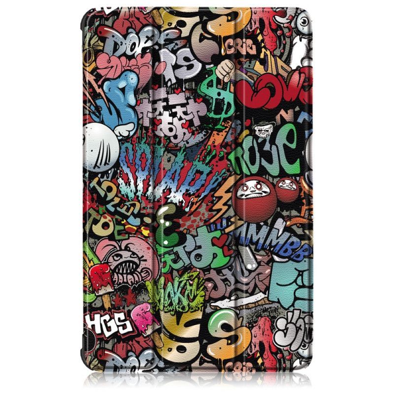 Vyztužené Graffiti Kryt Samsung Galaxy Tab S6 Lite Chytré Pouzdro