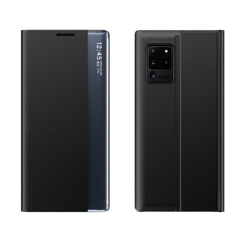 Zobrazit Kryt Kryt Samsung Galaxy A02s Texturovaný Kožený Efekt