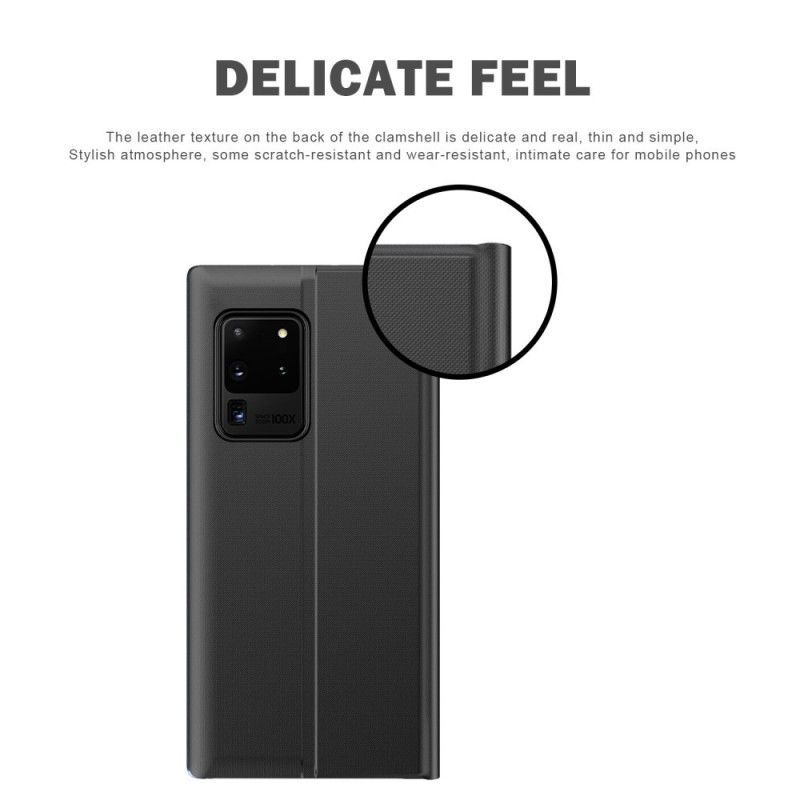 Zobrazit Obal Kryt Samsung Galaxy A72 4g / A72 5g Texturovaný Kožený Efekt