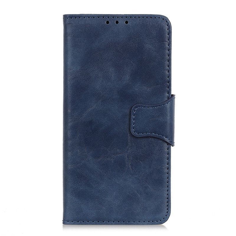Flipové Pouzdro Na Sony Xperia 10 IV Klasická Spona Z Dělené Kůže