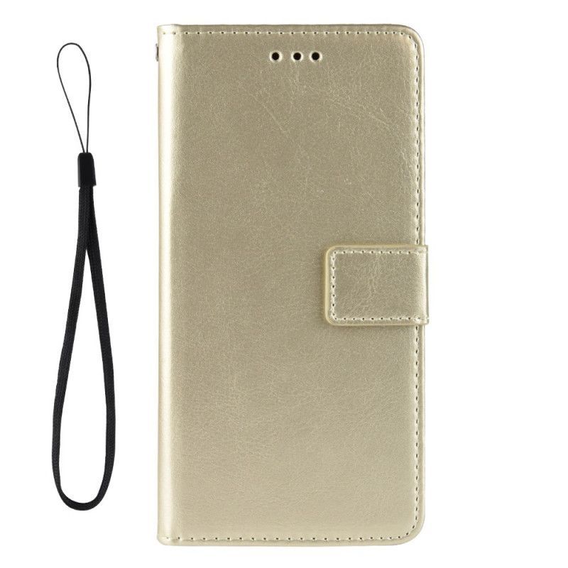 Flipové Pouzdro Sony Xperia 5 Lesklá Imitace Kůže