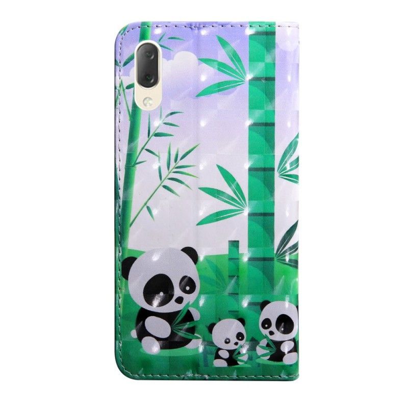 Flipové Pouzdro Sony Xperia L3 Rodina Pandí
