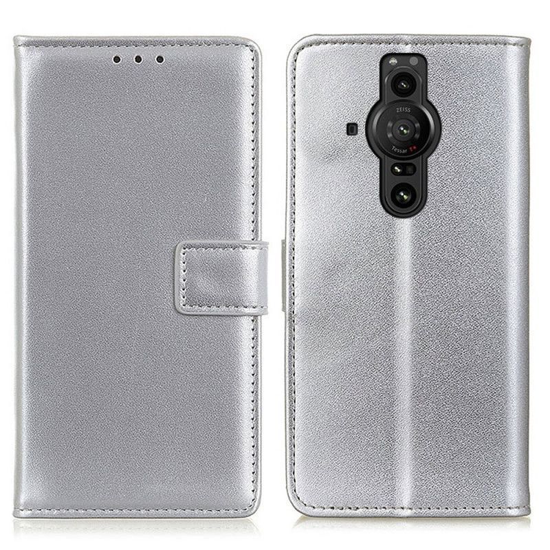 Flipové Pouzdro Sony Xperia Pro-i Jednoduchá Umělá Kůže