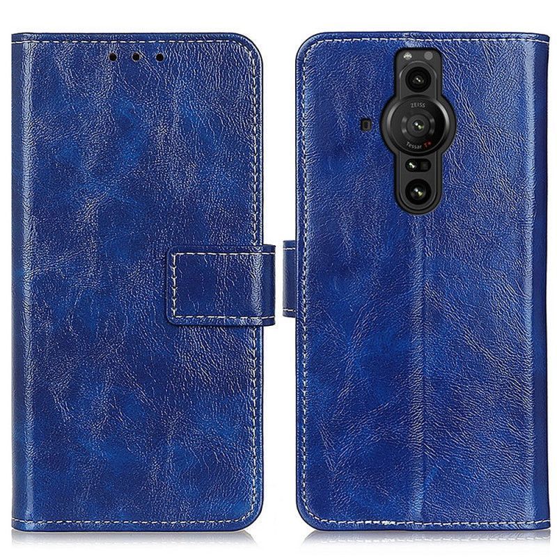 Flipové Pouzdro Sony Xperia Pro-i Lesklé A Viditelné Švy