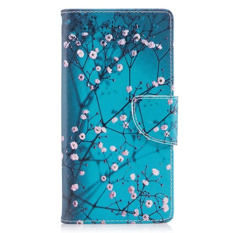 Flipové Pouzdro Sony Xperia Xz1 Kvetoucí Strom