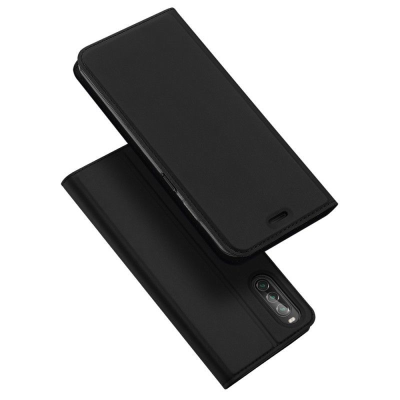 Kožené Pouzdro Folio Na Sony Xperia 10 Ii Kůže Pro Dux Ducis
