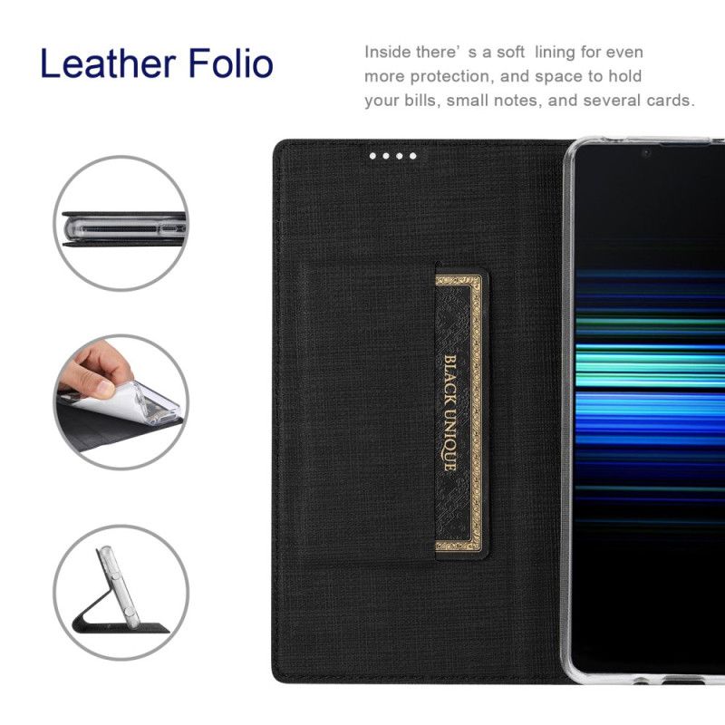 Kožené Pouzdro Folio Na Sony Xperia 10 Vi Vili Dmx