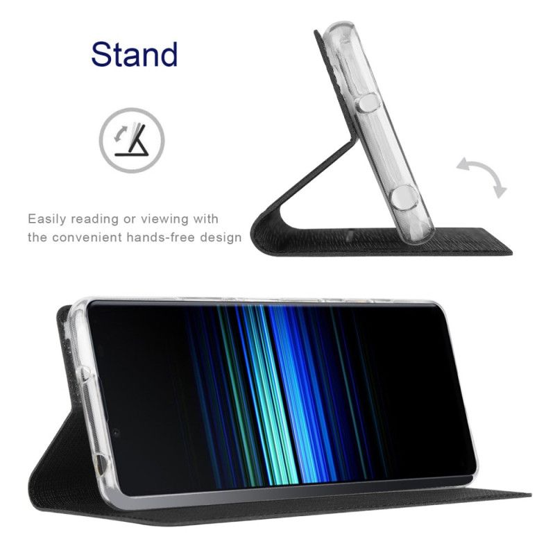 Kožené Pouzdro Folio Na Sony Xperia 10 Vi Vili Dmx