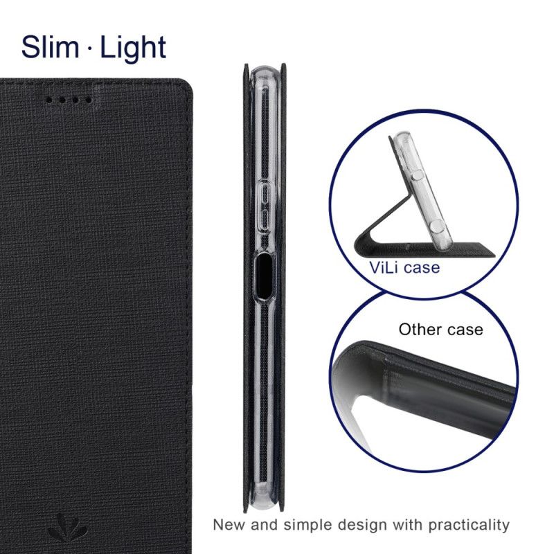 Kožené Pouzdro Folio Na Sony Xperia 10 Vi Vili Dmx