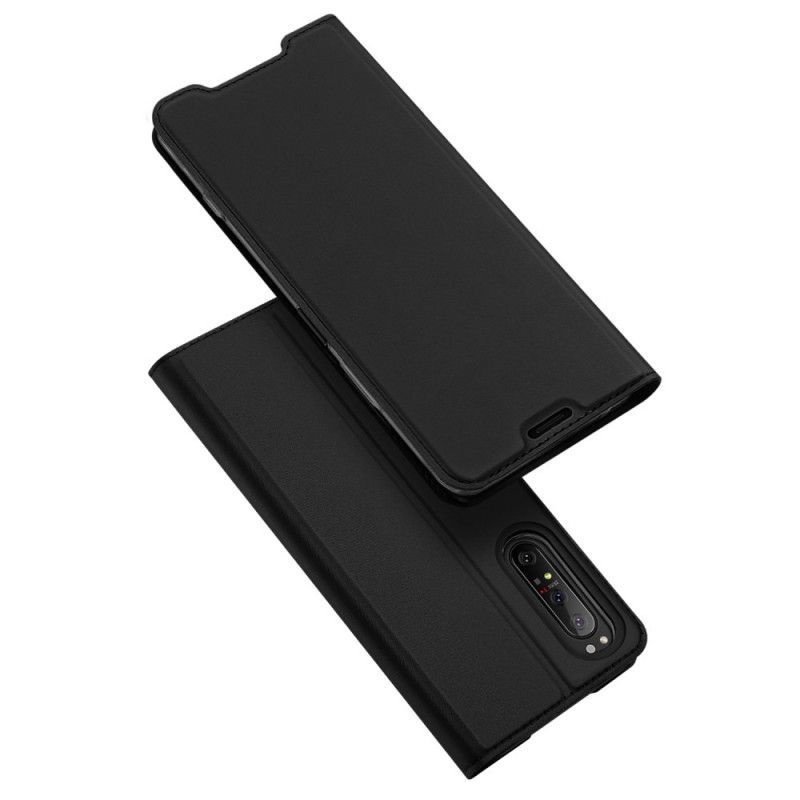 Kožené Pouzdro Folio Sony Xperia 1 Ii Kůže Pro Dux Ducis