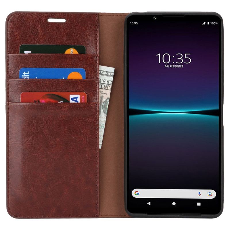 Kožené Pouzdro Folio Sony Xperia 1 Vi Kůže